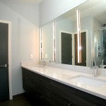 Clean modern bathroom design