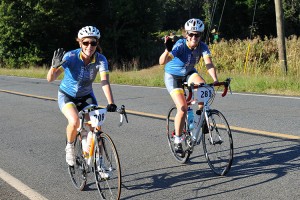 Dawn and Kathy - a beautiful day for riding